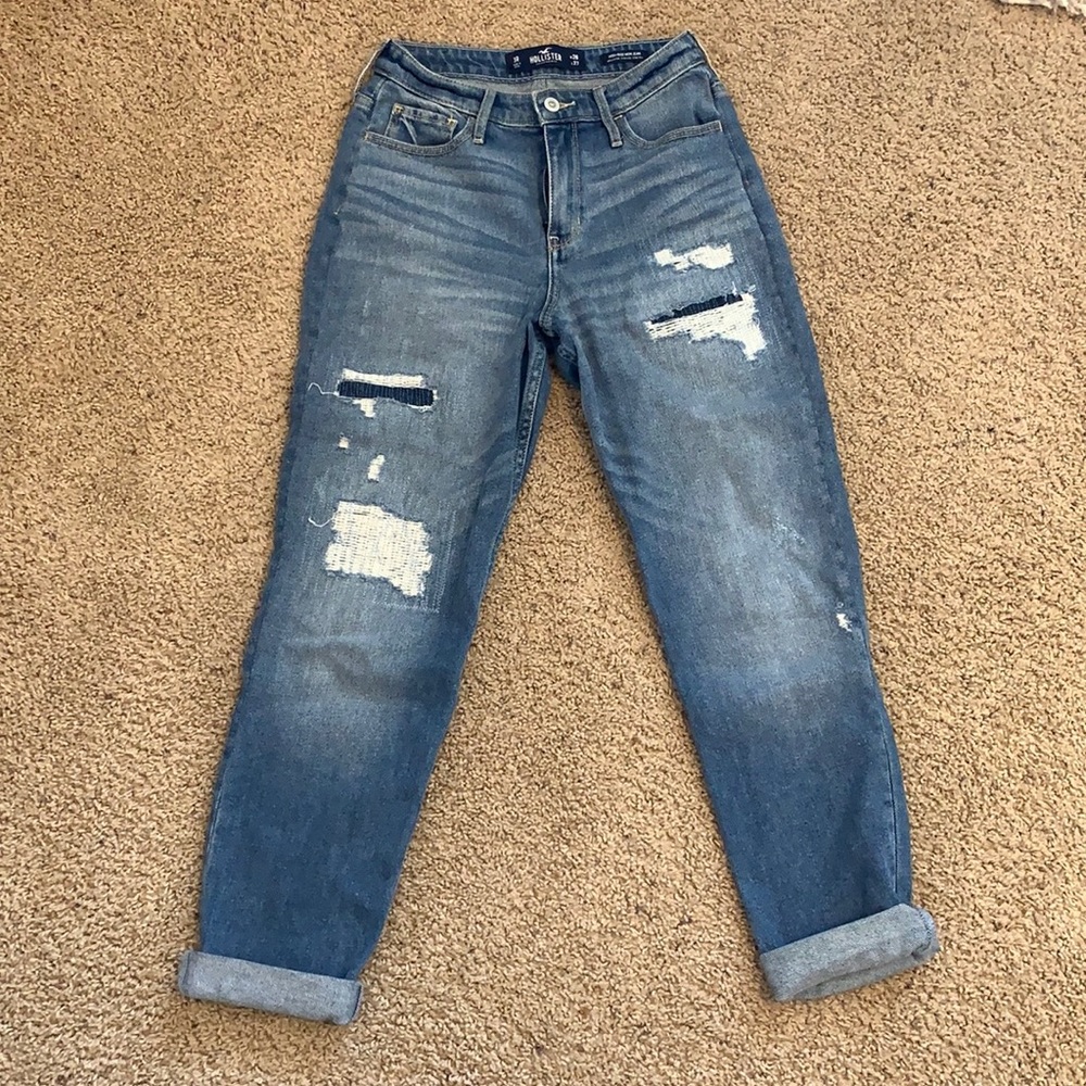 Hollister high rise mom jean
